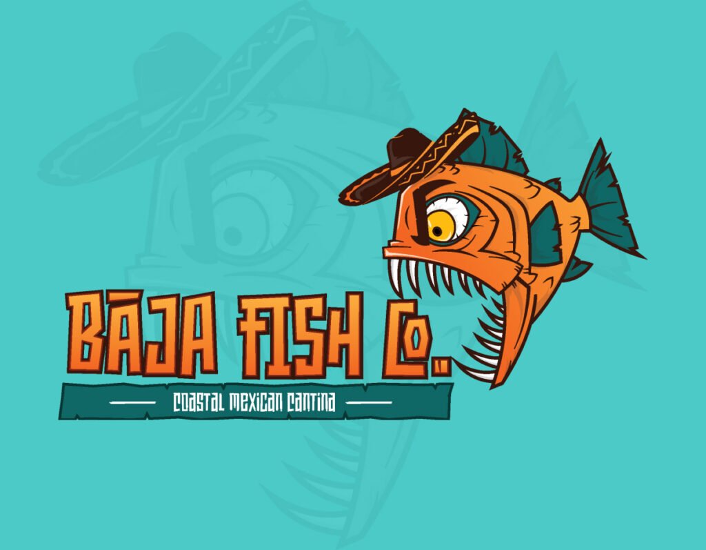 Custom Logo Design For Baja Fish Company