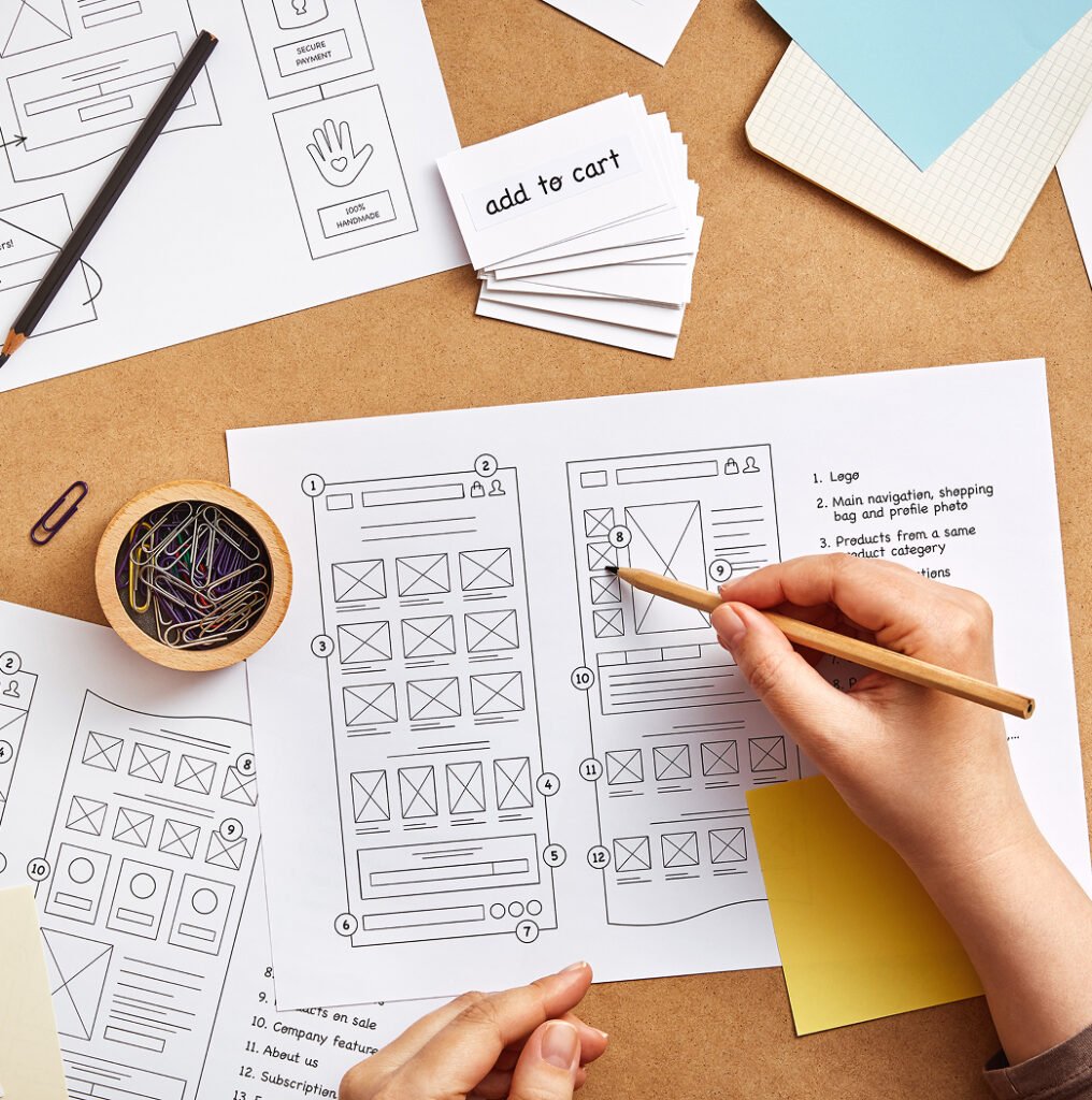 Blue Bull Branding Solutions Design Team working on an App design